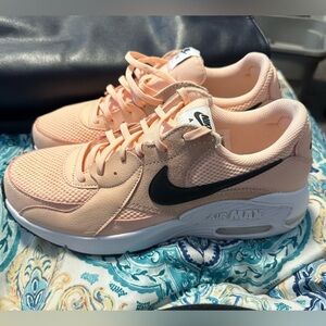Nike Air Max Women's Shoes - Peach and Black